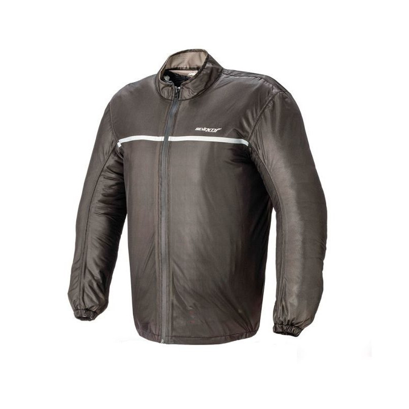 Geaca (jacheta) motociclete femei ploaie impermeabila Seventy model SD-A3 culoare: negru