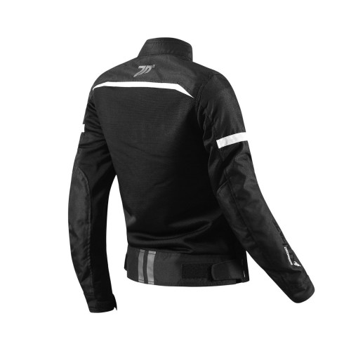 Geaca (jacheta) femei Racing vara Seventy model SD-JR30.2 Mojave culoare: negru/alb 2