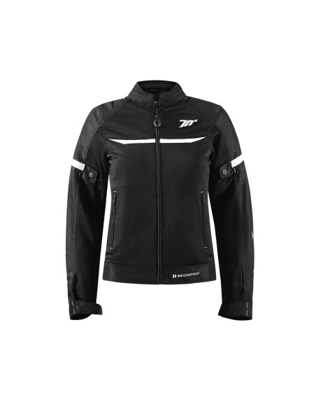 Geaca (jacheta) femei Racing vara Seventy model SD-JR30.2 Mojave culoare: negru/alb