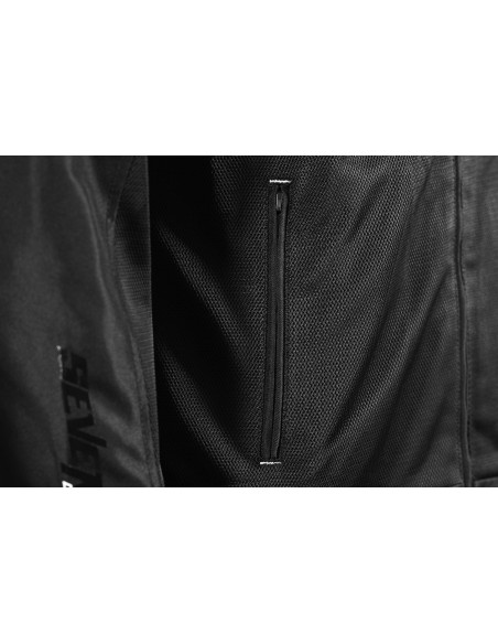 Geaca (jacheta) femei Racing vara Seventy model SD-JR30.2 Mojave culoare: negru/alb