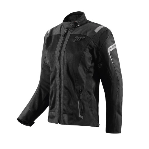 Geaca (jacheta) motociclete femei Touring Seventy vara model SD-JT68 Sahara culoare: negru