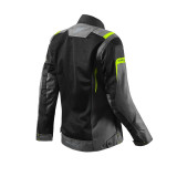 Geaca (jacheta) motociclete femei Touring Seventy vara model SD-JT68 Sahara culoare: gri/galben fluor