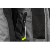 Geaca (jacheta) motociclete femei Touring Seventy vara model SD-JT68 Sahara culoare: gri/galben fluor