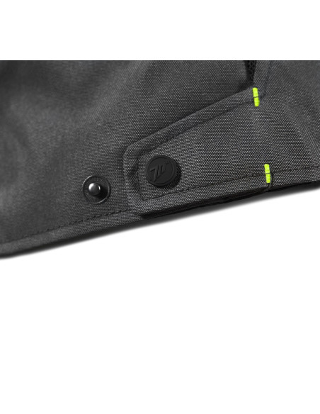 Geaca (jacheta) motociclete femei Touring Seventy vara model SD-JT68 Sahara culoare: gri/galben fluor