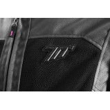 Geaca (jacheta) motociclete femei Touring Seventy vara model SD-JT68 Sahara culoare: gri/fuchsia (roz)