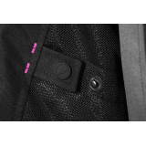Geaca (jacheta) motociclete femei Touring Seventy vara model SD-JT68 Sahara culoare: gri/fuchsia (roz)