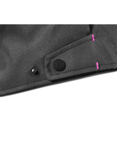 Geaca (jacheta) motociclete femei Touring Seventy vara model SD-JT68 Sahara culoare: gri/fuchsia (roz)