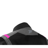 Geaca (jacheta) motociclete femei Touring Seventy vara model SD-JT68 Sahara culoare: gri/fuchsia (roz)