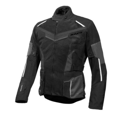 Geaca (jacheta) motociclete barbati Touring Seventy vara model SD-JT70 Atacama culoare: negru/gri/alb
