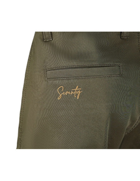 Pantaloni moto barbati Urban Seventy vara model SD-PC24 Teide Cargo culoare: forest green