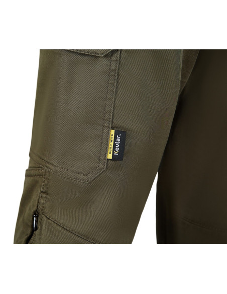 Pantaloni moto femei Urban Seventy vara model SD-PC26 Teide Cargo culoare: forest green