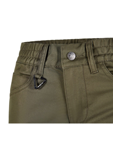 Pantaloni moto femei Urban Seventy vara model SD-PC26 Teide Cargo culoare: forest green