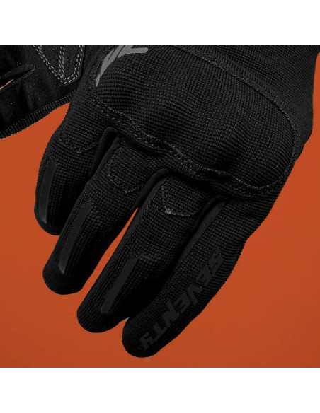 Manusi barbati Urban vara Seventy model SD-C40 Asphalt culoare: negru/gri - degete tactile