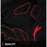 Manusi barbati Urban vara Seventy model SD-C40 Asphalt culoare: negru/rosu - degete tactile