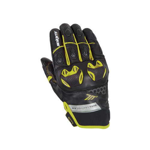 Manusi barbati Racing/Naked vara Seventy model SD-N32 negru/galben 2