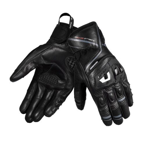 Manusi barbati Racing/Naked vara Seventy model SD-N30 Mugello culoare: negru/gri - degete tactile