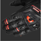 Manusi barbati Racing/Naked vara Seventy model SD-N30 Mugello culoare: negru/rosu - degete tactile
