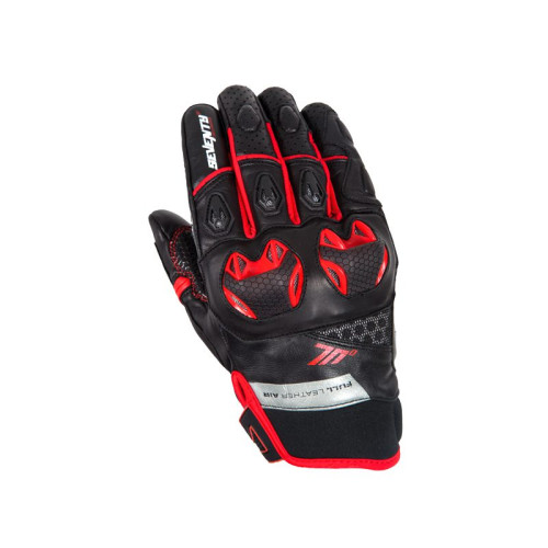 Manusi barbati Racing/Naked vara Seventy model SD-N32 negru/rosu 2