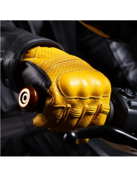Manusi barbati Urban vara Seventy model SD-C20 Rebel culoare: galben - degete tactile