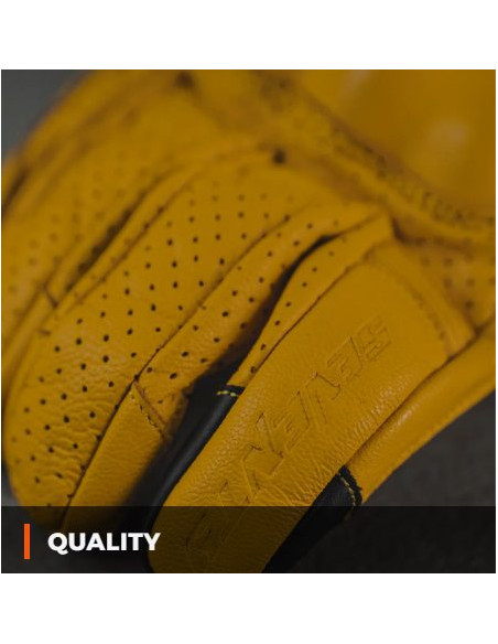 Manusi barbati Urban vara Seventy model SD-C20 Rebel culoare: galben - degete tactile