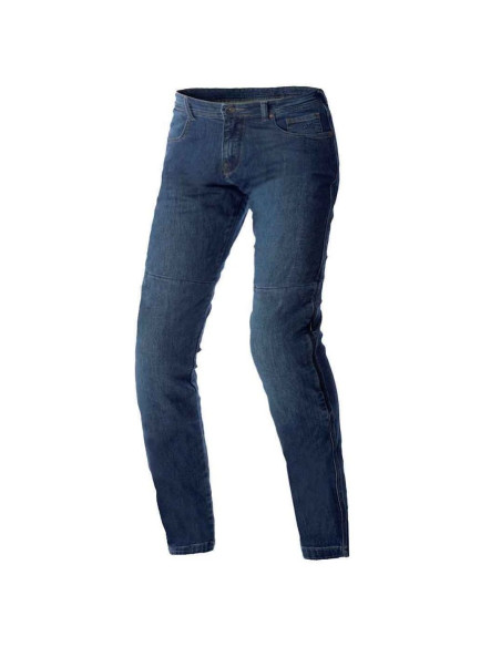 Blugi (jeans) moto barbati Seventy model SD-PJ14 tip Slim fit culoare: albastru - Clasa AA