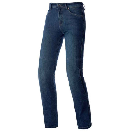 Blugi (jeans) moto femei Seventy model SD-PJ16 tip Slim fit culoare: albastru - Clasa AA