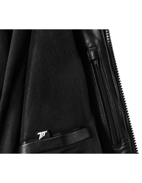 Geaca (jacheta) barbati piele Urban Seventy vara model SD-JL4 Legend Classic culoare: negru