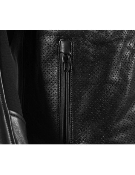 Geaca (jacheta) barbati piele Urban Seventy vara model SD-JL4 Legend Classic culoare: negru