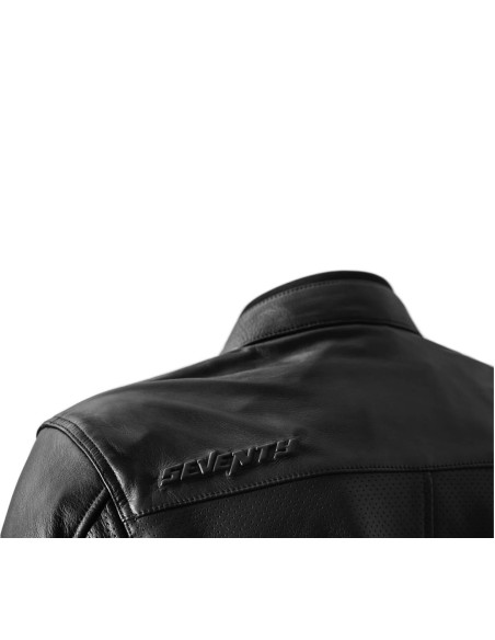 Geaca (jacheta) barbati piele Urban Seventy vara model SD-JL4 Legend Classic culoare: negru