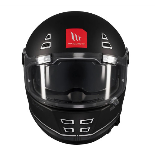Casca integrala MT Jarama SV B2 negru mat - model Retro - Cafe Racer (ochelari soare integrati) - tip viziera: MT-V-32 2