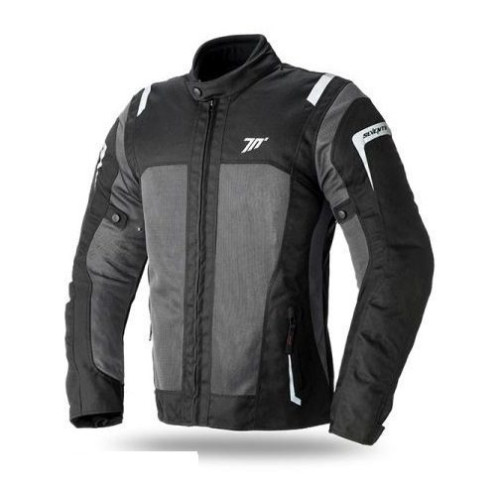 Geaca (jacheta) motociclete barbati Touring Seventy vara model SD-JT44 culoare: negru/gri