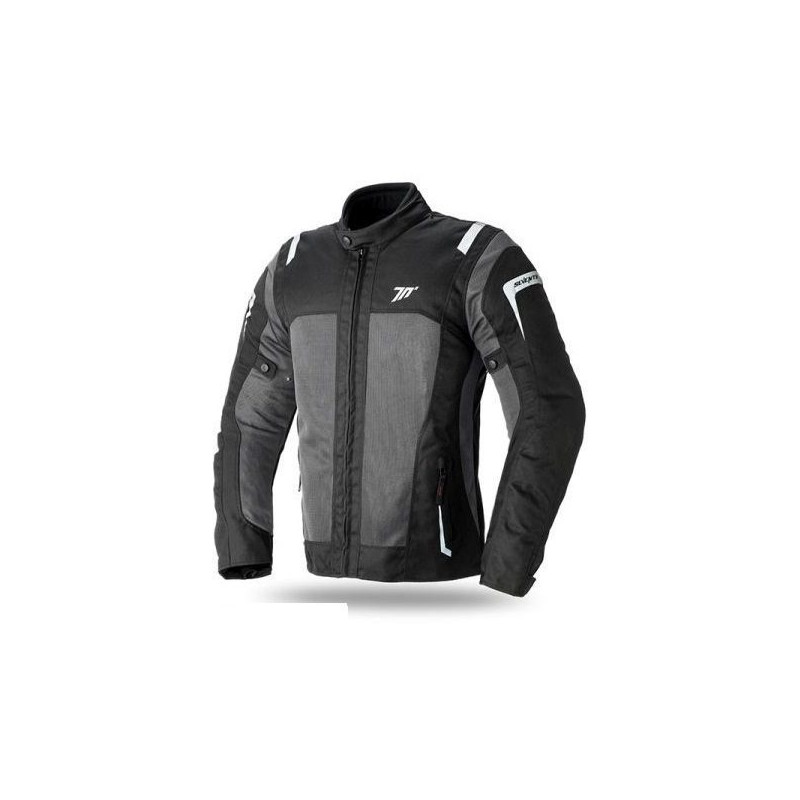 Geaca (jacheta) motociclete barbati Touring Seventy vara model SD-JT44 culoare: negru/gri