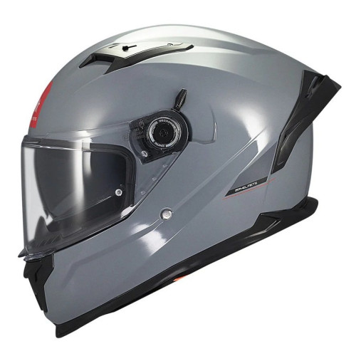 Casca integrala MT Braker SV A12 gri lucios (ochelari soare integrati) - tip viziera: MT-V-28B - DKS435 - punctaj maxim SHARP Te