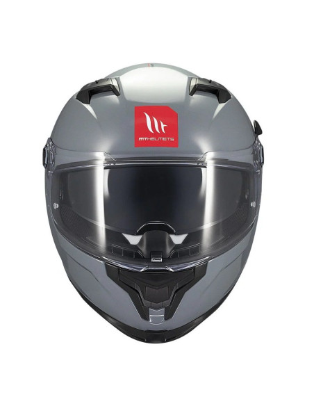 Casca integrala MT Braker SV A12 gri lucios (ochelari soare integrati) - tip viziera: MT-V-28B - DKS435 - punctaj maxim SHARP Te
