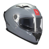 Casca integrala MT Braker SV A12 gri lucios (ochelari soare integrati) - tip viziera: MT-V-28B - DKS435 - punctaj maxim SHARP Te