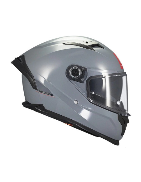 Casca integrala MT Braker SV A12 gri lucios (ochelari soare integrati) - tip viziera: MT-V-28B - DKS435 - punctaj maxim SHARP Te