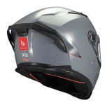 Casca integrala MT Braker SV A12 gri lucios (ochelari soare integrati) - tip viziera: MT-V-28B - DKS435 - punctaj maxim SHARP Te
