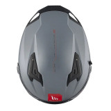 Casca integrala MT Braker SV A12 gri lucios (ochelari soare integrati) - tip viziera: MT-V-28B - DKS435 - punctaj maxim SHARP Te