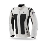 Geaca (jacheta) motociclete femei Touring Seventy vara model SD-JT46 culoare: alb ice/negru