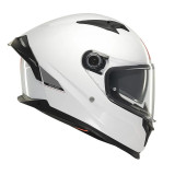 Casca integrala MT Braker SV A0 alb lucios (ochelari soare integrati) - tip viziera: MT-V-28B - DKS435 - punctaj maxim SHARP Tes