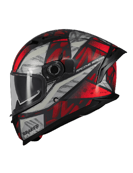 Casca integrala MT Braker SV Fury C5 rosu lucios (ochelari soare integrati) - tip viziera: MT-V-28B - DKS435 - punctaj maxim SHA