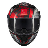 Casca integrala MT Braker SV Fury C5 rosu lucios (ochelari soare integrati) - tip viziera: MT-V-28B - DKS435 - punctaj maxim SHA