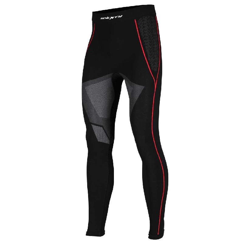 Pantaloni moto termici (de compresie) Seventy model SD-CT3 culoare: negru/gri - unisex