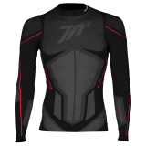 Bluza moto termica (de compresie) Seventy model SD-CT1 culoare: negru/gri - unisex