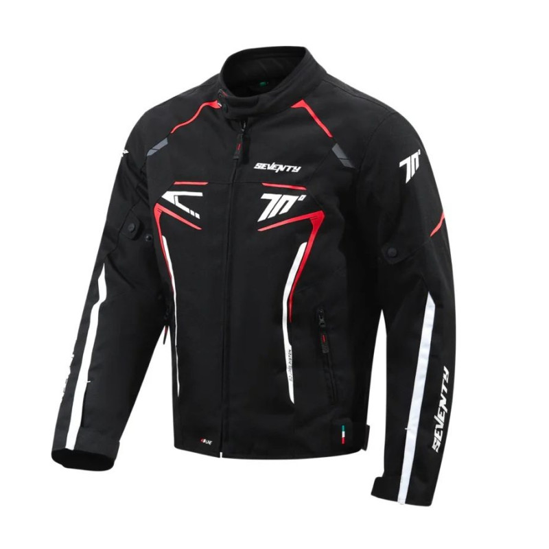 Geaca (jacheta) barbati Racing Seventy iarna model SD-JR65 Piston culoare: negru/rosu/alb