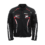Geaca (jacheta) barbati Racing Seventy iarna model SD-JR65 Piston culoare: negru/rosu/alb