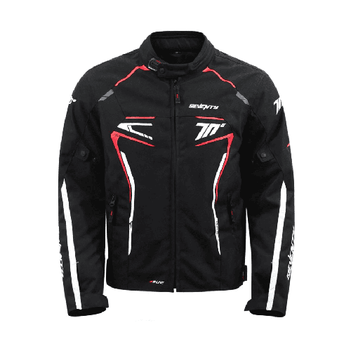 Geaca (jacheta) barbati Racing Seventy iarna model SD-JR65 Piston culoare: negru/rosu/alb 2