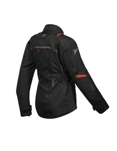 Geaca (jacheta) motociclete barbati ADV/Touring Seventy all season/iarna model SD-JT67 Tanami culoare: negru/rosu
