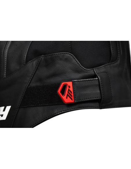 Geaca (jacheta) motociclete barbati Racing Seventy all season/iarna model SD-JL24 Spoiler culoare: negru/rosu