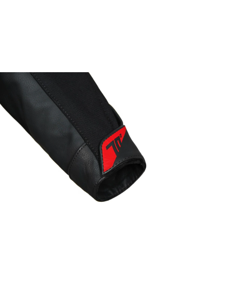 Geaca (jacheta) motociclete barbati Racing Seventy all season/iarna model SD-JL24 Spoiler culoare: negru/rosu